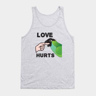 Love Hurts - Nanday Conure Parrot Tank Top